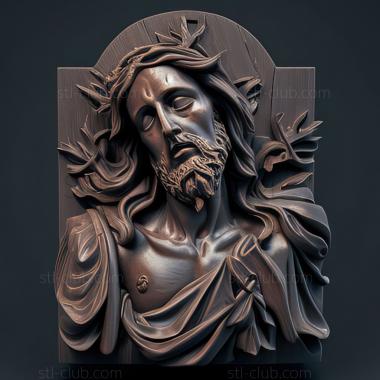 3D model st jesus (STL)